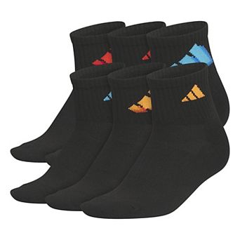 Boys adidas 6-Pack Superlite Classic 2.0 Quarter Socks