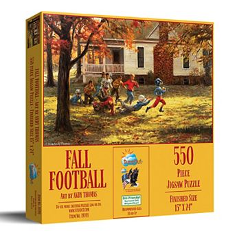 Fall Football 550 pc Jigsaw Puzzle