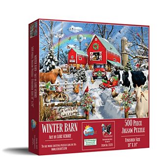 Winter Barn 500 pc Jigsaw Puzzle
