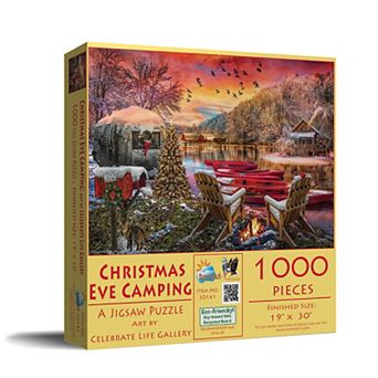 Christmas Eve Camping 1000 pc Jigsaw Puzzle