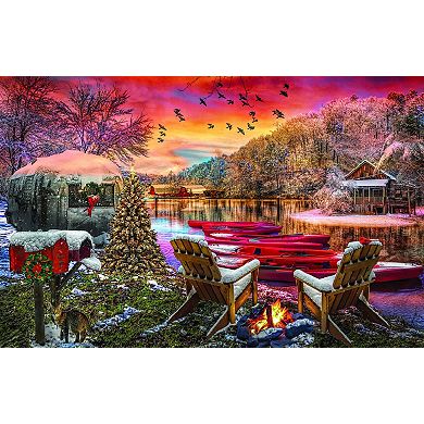 Christmas Eve Camping 1000 piece Jigsaw Puzzle