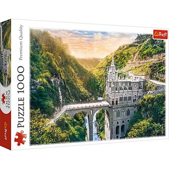 Trefl Red 1000 pc Puzzle - Las Lajas Sanctuary, Colombia
