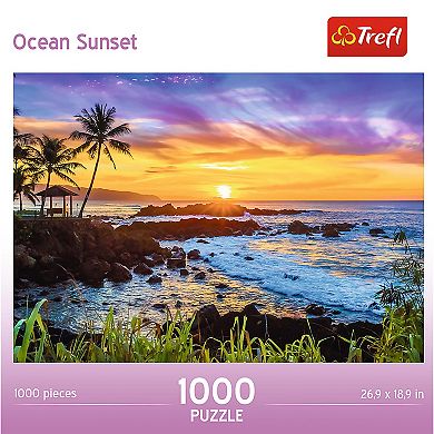 Trefl Red 1000 Piece Puzzle - Ocean Sunset