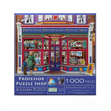 Professor Piecepickers Puzzle Shop 1000 piece Jigsaw Puzzle