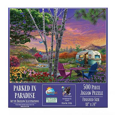 Parked in Paradise 500 piece Jigsaw Puzzle