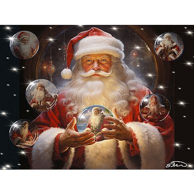 Santa Around the World 1000 piece Jigsaw Puzzle