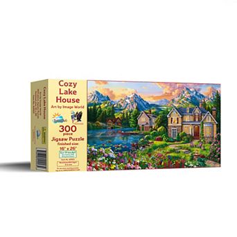 Cozy Lake House 300 pc Jigsaw Puzzle