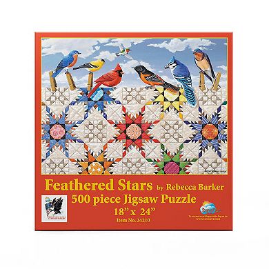 Feathered Stars 500 piece Jigsaw Puzzle