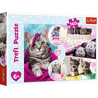 Trefl Red 160 pc Kids Puzzle - Lovely Kittens