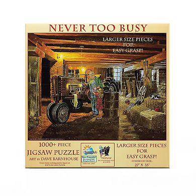 Never too Busy 1000 piece Large Pieces Jigsaw Puzzle