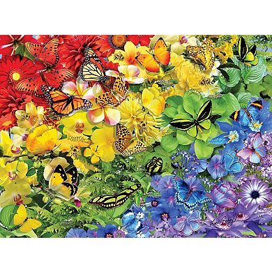 Rainbow Butterflies 1000 piece Jigsaw Puzzle