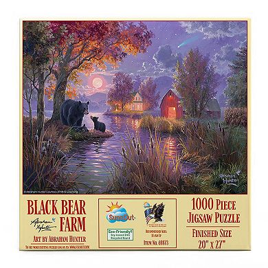 Black Bear Farm 1000 piece Jigsaw Puzzle for Adults