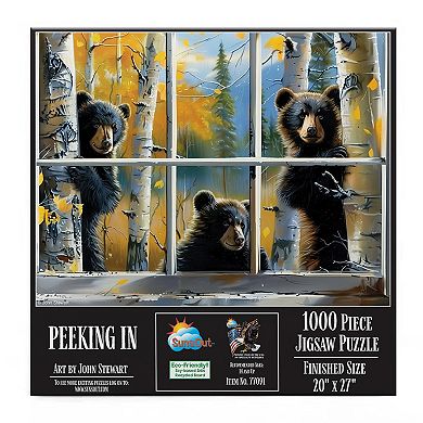 Peeking In 1000 piece Jigsaw Puzzle