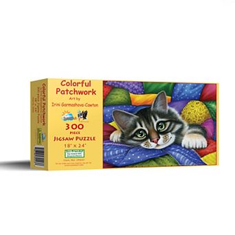 Colorful Patchwork 300 pc Jigsaw Puzzle