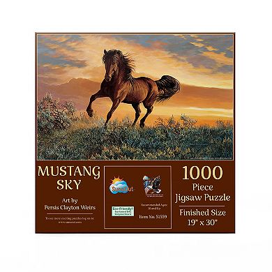 Mustang Sky 1000 piece Jigsaw Puzzle