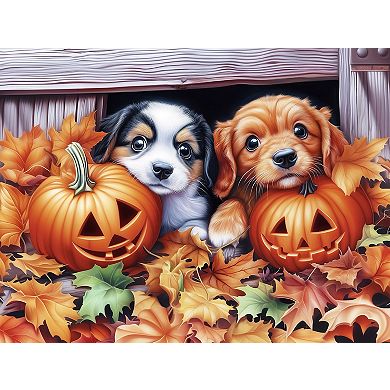 Puppies and Jacks 500 piece Jigsaw Puzzle for Adults