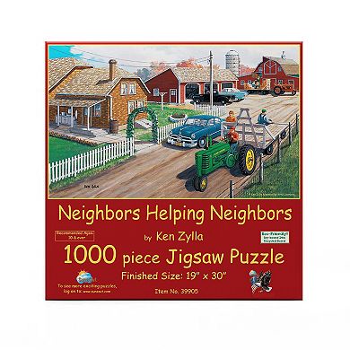 Neighbors Helping Neighbors 1000 piece Jigsaw Puzzle