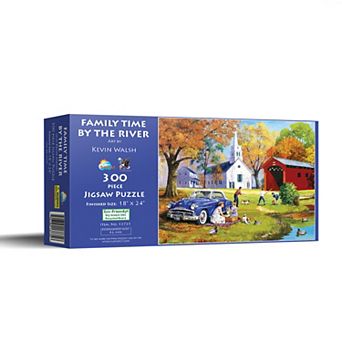 Family Time by the River 300 pc Jigsaw Puzzle