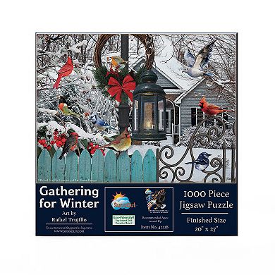 Gathering for Winter 1000 piece Jigsaw Puzzle