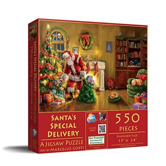 Santa's Special Delivery 550 pc Jigsaw Puzzle