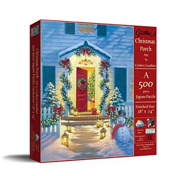 Christmas Porch 500 pc Jigsaw Puzzle