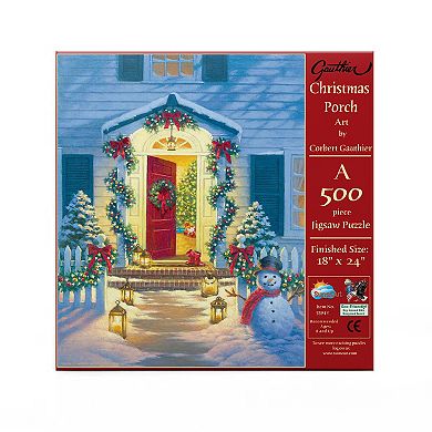 Christmas Porch 500 piece Jigsaw Puzzle
