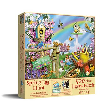 Spring Egg Hunt 500 pc Jigsaw Puzzle