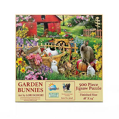 Garden Bunnies 500 piece Jigsaw Puzzle