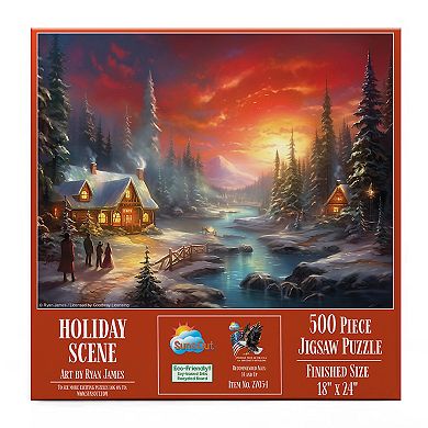 Holiday Scene 500 piece Jigsaw Puzzle