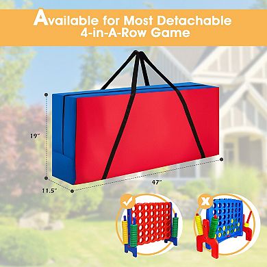 Giant Storage Carrying Bag for 4-in-a-Row Game with Zipper