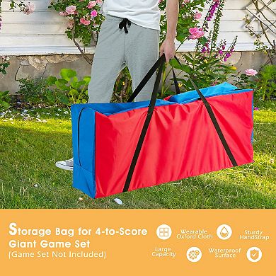 Giant Storage Carrying Bag for 4-in-a-Row Game with Zipper