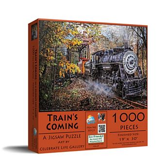 Train's Coming 1000 pc Jigsaw Puzzle