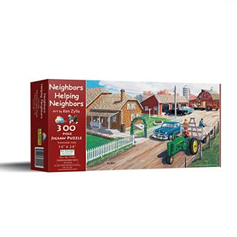 Neighbors Helping Neighbors 300 pc Jigsaw Puzzle