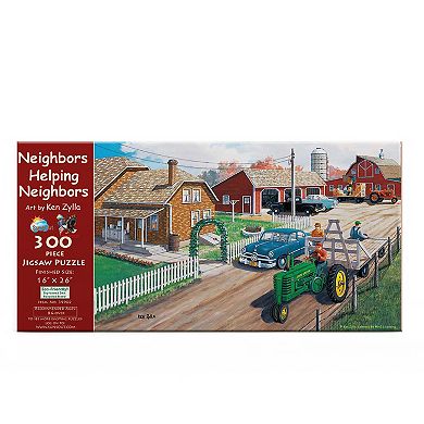 Neighbors Helping Neighbors 300 piece Jigsaw Puzzle