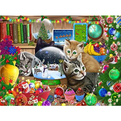 Snow Globe Kitten 1000 piece Jigsaw Puzzle