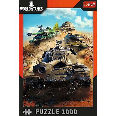 Trefl World of Tanks Tanks in Battle 1000 Piece Puzzle