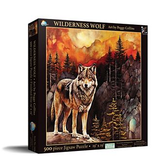 Wilderness Wolf 500 pc Jigsaw Puzzle for Adults
