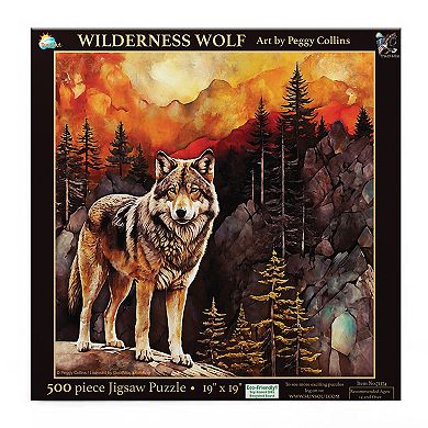 Wilderness Wolf 500 piece Jigsaw Puzzle for Adults