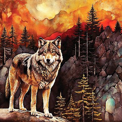 Wilderness Wolf 500 piece Jigsaw Puzzle for Adults