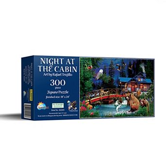 Night at the Cabin 300 pc Jigsaw Puzzle