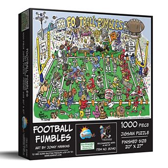 Football Fumbles 1000 pc Jigsaw Puzzle