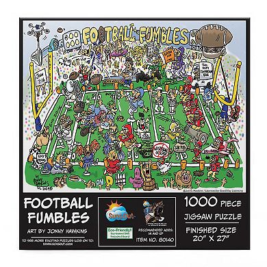 Football Fumbles 1000 piece Jigsaw Puzzle