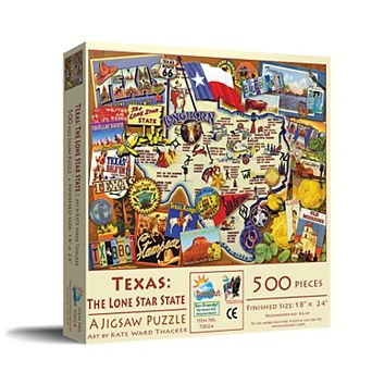 Texas: The Lone Star State 500 pc Jigsaw Puzzle