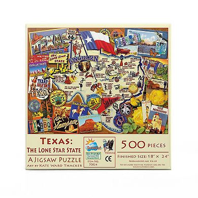 Texas: The Lone Star State 500 piece Jigsaw Puzzle