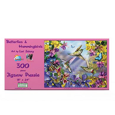 Butterflies Hummingbirds 300 piece Jigsaw Puzzle