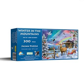 Winter In The Mountains 300 pc Jigsaw Puzzle
