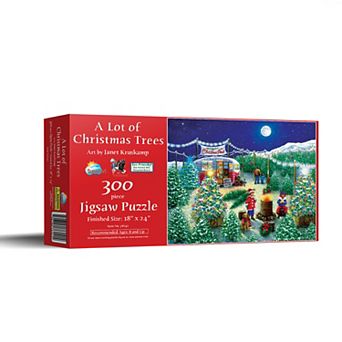 A Lot of Christmas Trees 300 pc Jigsaw Puzzle