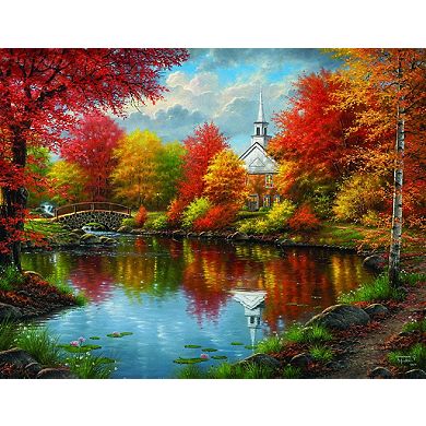 Autumn Tranquility 1000 piece Large Pieces Jigsaw Puzzle