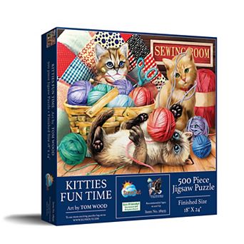 Kitties Fun Time 500 pc Jigsaw Puzzle