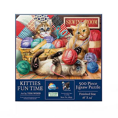 Kitties Fun Time 500 piece Jigsaw Puzzle